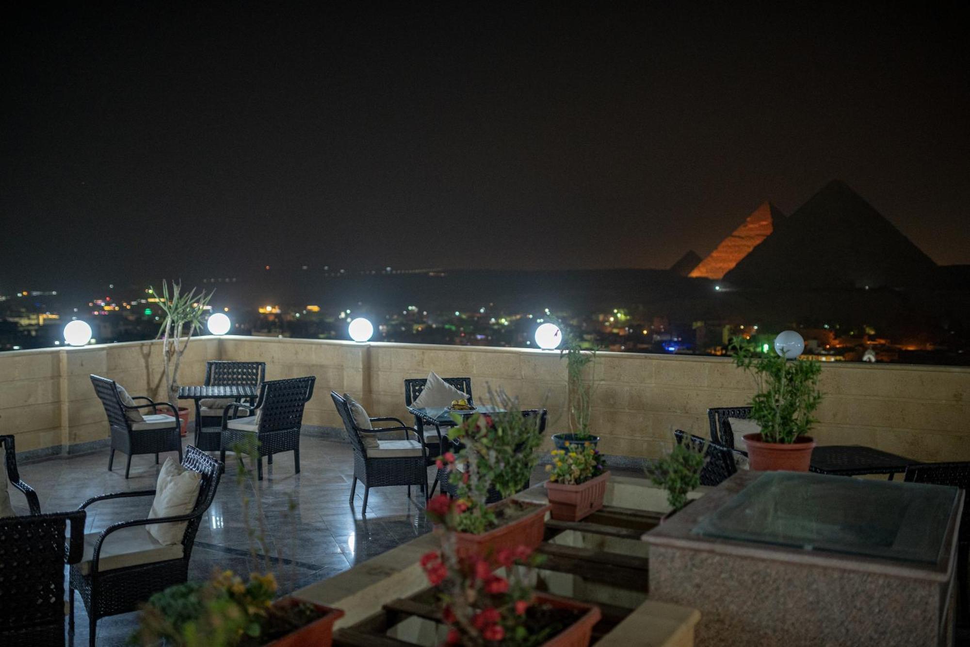 Nazlet el-Sîsi Gardenia Pyramids View Inn מראה חיצוני תמונה